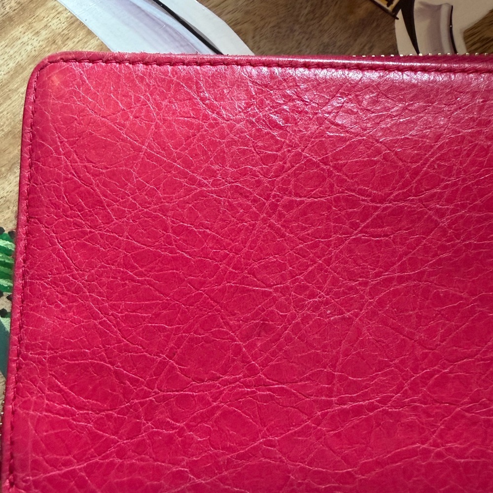 Balenciaga le City Long Leather Wallet Absolutely Gorgeous 🩷❤️🩷 - Picture 10 of 17